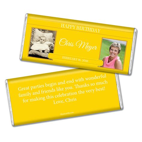 Personalized Birthday Candy