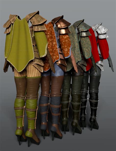 DForce Shadow Guard Outfit Textures Daz 3D