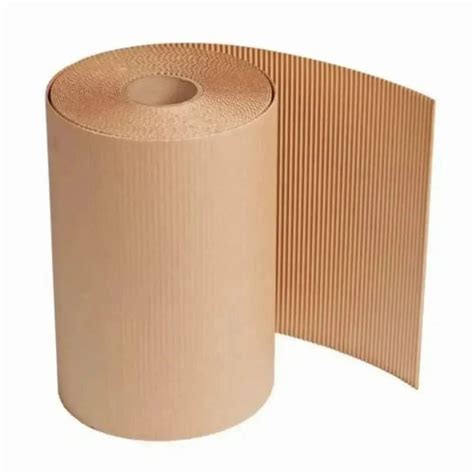 Plain Brown Corrugated Kraft Paper Roll For Packing Gsm Gsm At