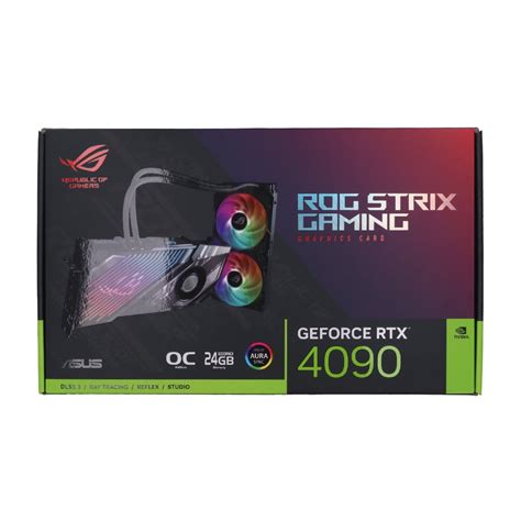 Vga การ์ดแสดงผล Asus Rog Strix Lc Geforce Rtx 4090 24gb Gddr6x Oc Edition