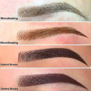 Powder Brows Vs Microshading Similarity Difference