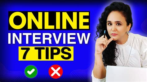 7 Must Tips To Crack Job Interviews How To Impress In An Online