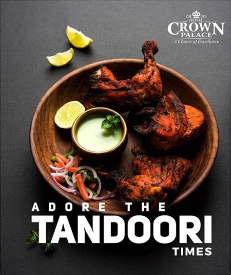 Adore The Tandoori Times Magazine Cover With Chicken And Vegetables On