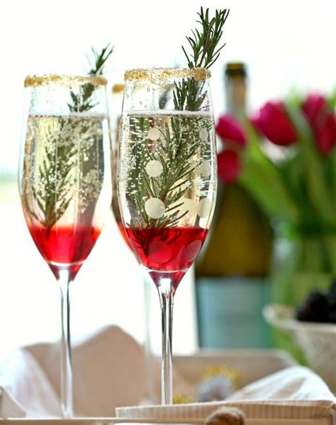 15 Festive Champagne Cocktails To Sip On New Years Eve Christmas