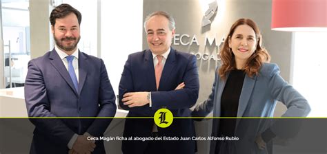 Ceca Magán ficha al abogado del Estado Juan Carlos Alfonso Rubio