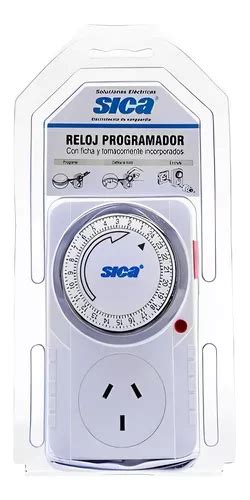 Timer Mecanico Reloj Programable Sica Enchufable A En Venta En