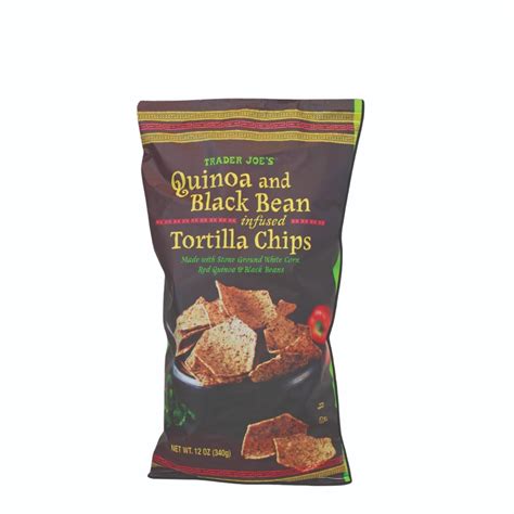 1 Pack of Trader Joe’s Quinoa and Black Bean infused Tortilla Chips | 12 Oz - Walmart.com