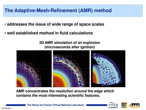 Ppt Application Of Adaptive Mesh Refinement To Pic Simulations In