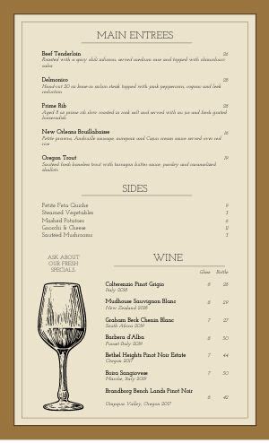 Seafood Fine Dining Menu Design Template By Musthavemenus Artofit