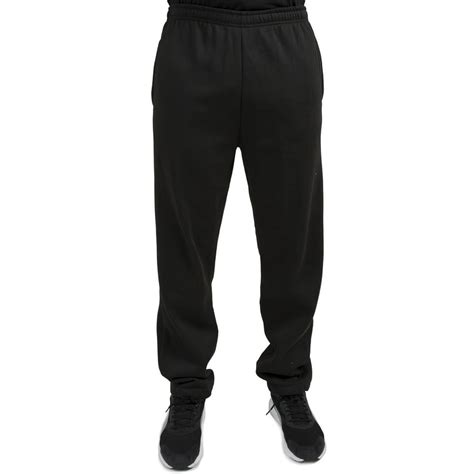 Vibes Vibes Mens Black Fleece Jogger Pant Drawstring Male Adult