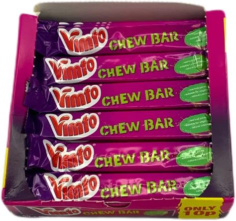 Swizzels Vimto Chew Bars Pack Of 60 Uk Grocery