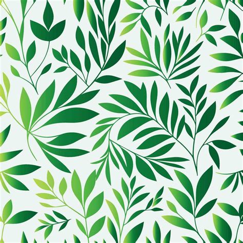 Pattern with green leaves 28702605 Vector Art at Vecteezy