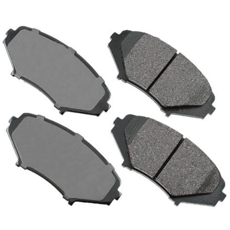 Akebono Proact Ultra Premium Ceramic Disc Brake Pad Kit Act Ebay