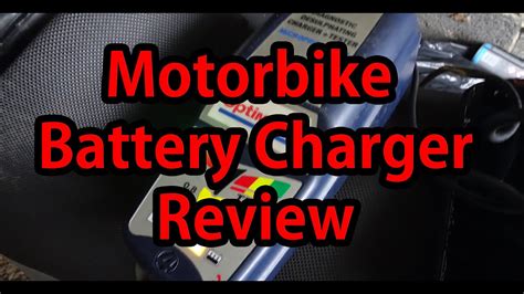 Optimate 4 Motorbike Battery Charger Review Youtube