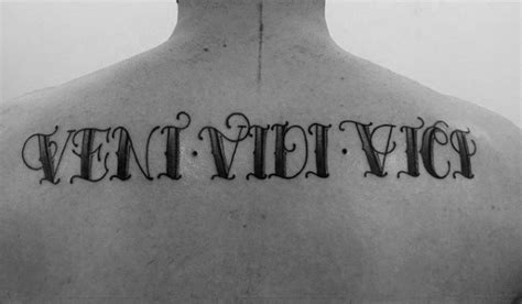 Tatuagens De Veni Vidi Vici Qual O Seu Significado