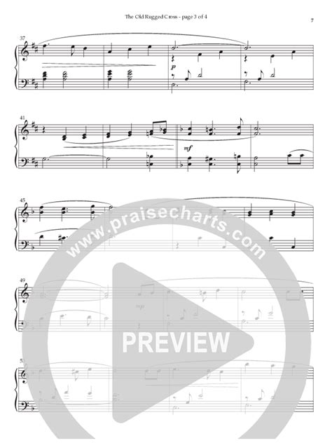 The Old Rugged Cross Instrumental Sheet Music Pdf Lifeway Worship