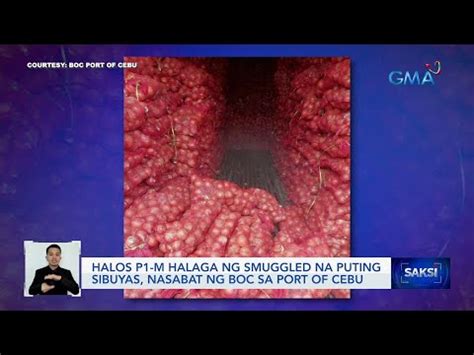 Kumpiskado Sa Port Of Cebu Ang Halos Isang Milyong Pisong Halaga Ng