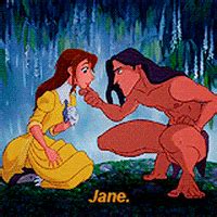 Tarzan x jane kiss - sadebamagic