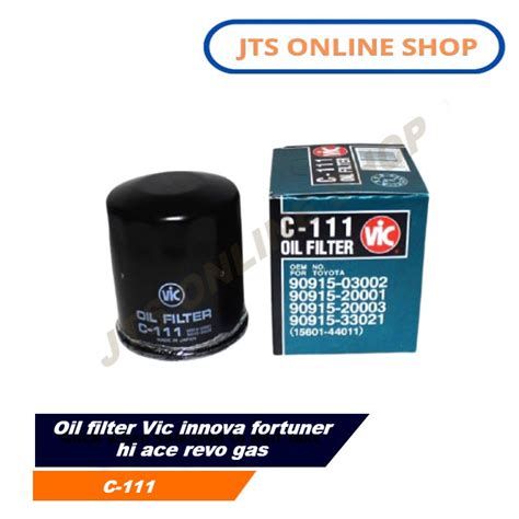 Oil Filter Vic C 111 Innova Fortuner Hiace Revo Gas Lazada Ph