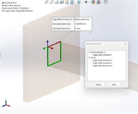 Simulate Welding In Solidworks With Weld Edge Simulation