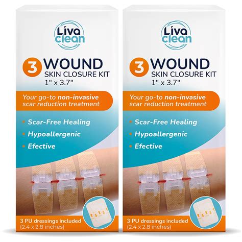 Buy 6 CT 1 X 3 7 Wound Closure Strips Zip Stitch Wound Closure Kit