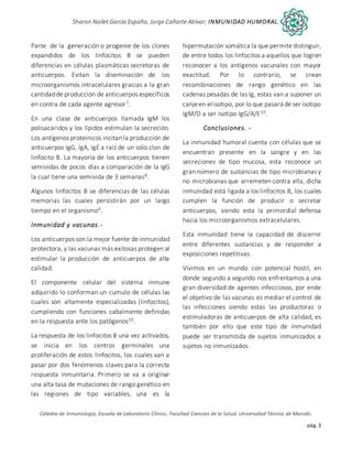 Inmunidad Humoral PDF