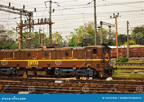 Indian Railway Engine Editorial Photo 210946435