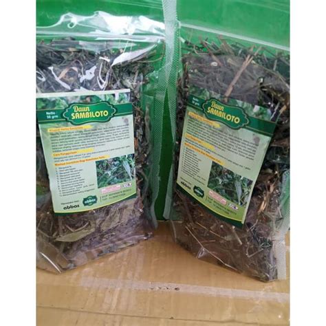 Jual DAUN SAMBILOTO KERING | Shopee Indonesia