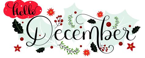 Hello December Clipart Transparent Png Hd Hello December Hand Clip