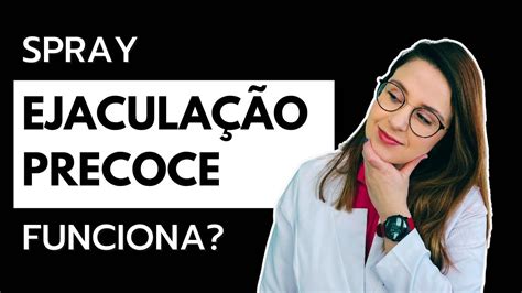 Spray para ejaculação precoce Dra Bianca Urologia YouTube