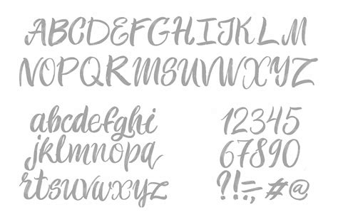 Plantillas Alfabeto Lettering Gratis Pdf Descargable Plantillas De Letras