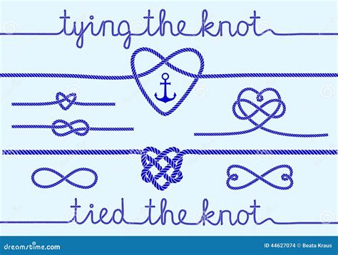 We Are Tying The Knot Vector Illustration 50172306
