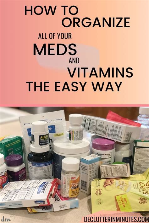 How To Organize Meds The Easy Way In Medicine Cabinet