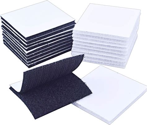 Pieces Double Sided Sticky Pads Heavy Duty Hook And Loop Tape