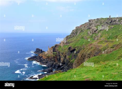 The Crowns Engine Houses Botallack Tin Mines Penwith Cornwall