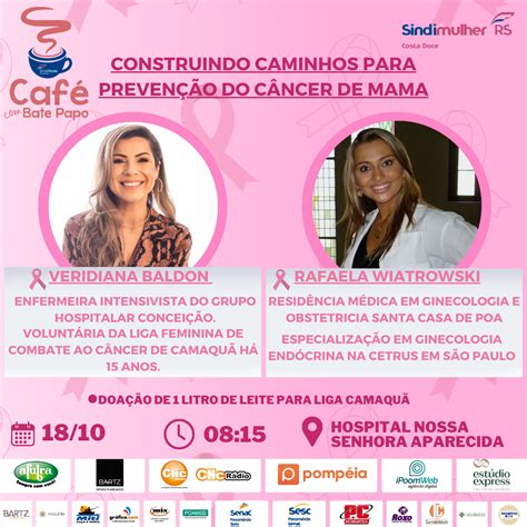 Café Com Bate Papo Edição Outubro Rosa