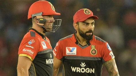 Kxip Vs Rcb Virat Kohli Ab De Villiers Guide Royal Challengers