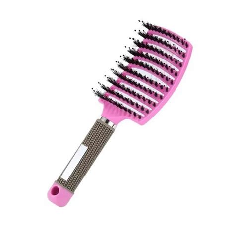 5 Color Women Hair Scalp Massage Comb Bristle Nylon Hairbrush Wet Curly Detangle Hair Brush For