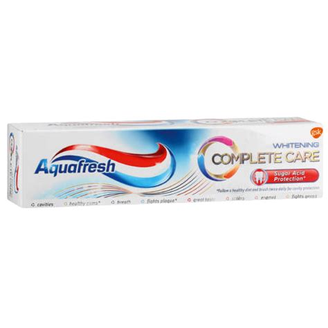 AQUAFRESH WHITENING COMPLETE CARE TOOTHPASTE 75ML - Yum Yum online