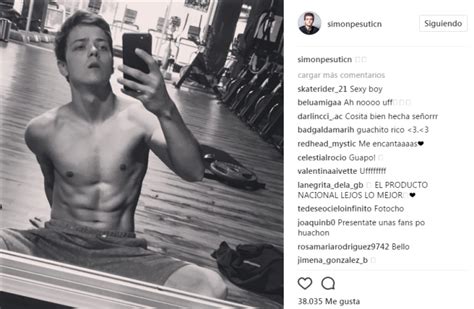 Simón Pesutic presume de sus calugas en Instagram causó sensación