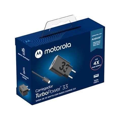 Carregador Motorola Turbopower 33w Loja Oficial Motorola