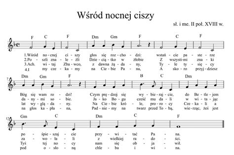 About a Polish Christmas carol Wśród Nocnej Ciszy