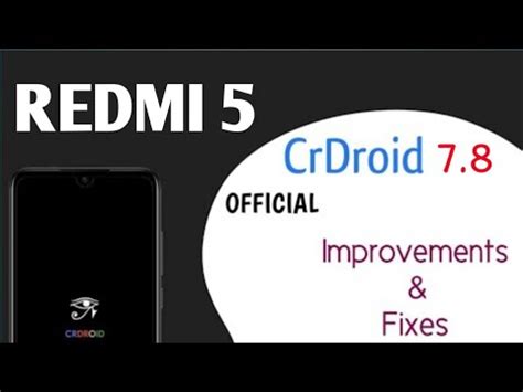 CrDroid V7 8 ANDROID 11 Redmi 5 ROSY BGMI GamePlay Full Of