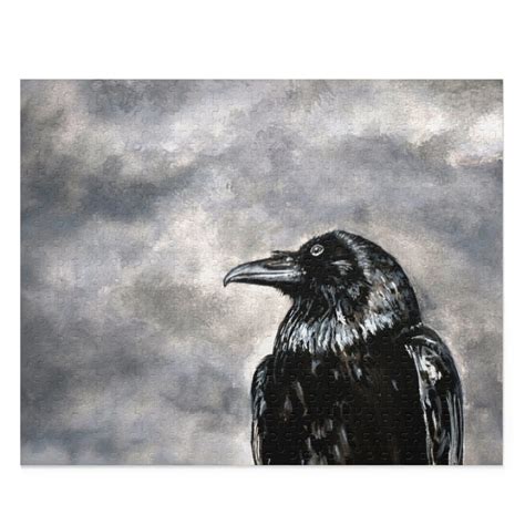 Crow Piece Puzzle Riverbed Art