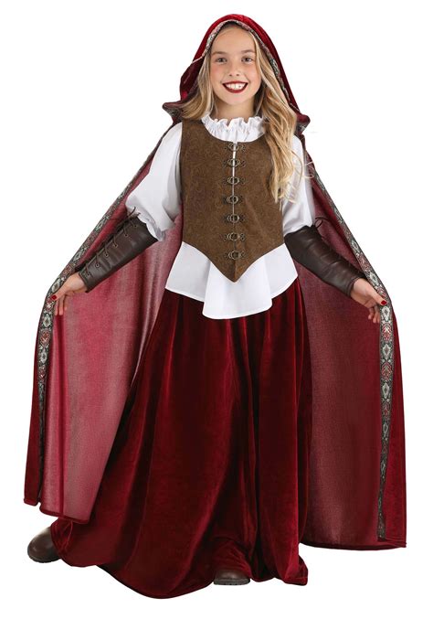 Deluxe Red Riding Hood Kids Costume