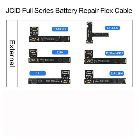 Jcid Full Series Battery Repair Flex Cablenew