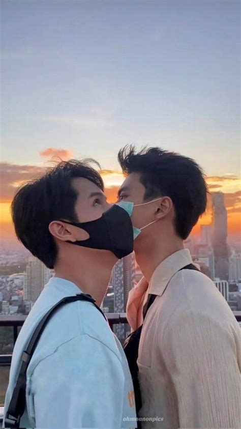 𝙊𝙃𝙈𝙉𝘼𝙉𝙊𝙉 𝙋𝙄𝘾𝙎 OhmNanonPics Twitter Cute gay couples Gmmtv actors Actors