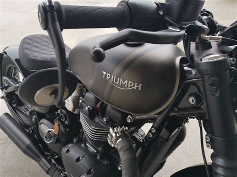 Umgebautes Motorrad Triumph Bonneville Bobber Von Sk Bikes GmbH 1000PS De