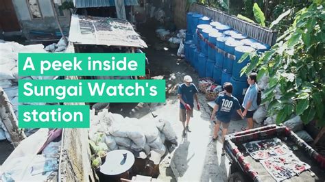 Sungai Watch Station Tour Plastic Cleanup Bali Indonesia