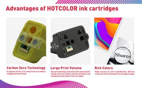 Amazon Hotcolor Remanufactured For Hp Ink Cartridges